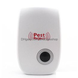 Pest Control Electronic Trasonic Insect Repeller Bug Mouse Killer Us Plug 1Pcs Drop Delivery Home Garden Household Sundries Dhes2