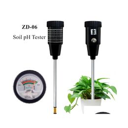 Ph Metres Zd06 Soil Tester Moisture Metre Waterproof For Indoor Outdoor Test Kit Tools With 295Mm Long Electrode Probe Drop Delivery Dhtzm