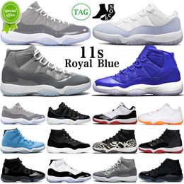 TOP OG Wholesale 11 basketball shoes 11s Men Women Royal Blue Cool Grey Cap and Gown Cherry Pantone Pure Violet Concord Gamma Blue mens trainers