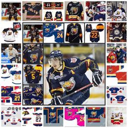 Hockey Jerseys Hockey Jerseys 2022 Custom OHL Barrie Colts Stitched Hockey Jersey 55 Brandt Clarke 22 Luke Bignell 19 Jason Willms 10 Justin Murray 27