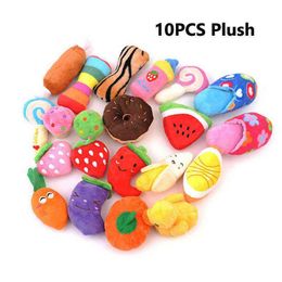 Dog Toys Chews 10Pcs Randomly Puppy Pet For Small Dogs Rubber Resistance To Bite Toy Teeth Cleaning Chew Training Supplies 211111 Dhthd