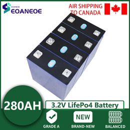 1-32PCS 3.2V 280Ah Lifepo4 Rechargeable Battery Grade A Lithium Iron Phosphate Solar Cell Deep Cycle 12V 24V 48V EU US TAX FREE