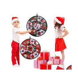 Christmas Decorations Balls Dart Board Game Set Xmas Kids 4 Sticky Safe Lovely Family Sets Ornaments Drop Delivery Home Garden Festi Dhw6B