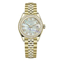 Womens watch luxury designer diamond watch Automatic mechanical sliding size 36MM 31MM 28MM stainless steel strap waterproof movement watches shock watch