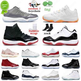 TOP OG Breathable men women 11 11s basketball shoes Cool Grey Snake Light Bone Low Cherry UNC outdoor mens sports trainer size 5.5-13