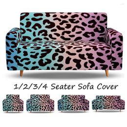 Chair Covers Personalised Leopard Sofa Cover Dust-proof Anti-skid Elastic Couch Towel Four Seasons Universal All Inclusive 1/2/3/4 Seat