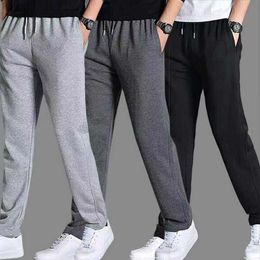 Men's Pants Spring Autumn Joggers Men Jogging Sweatpants Sportswear Knit Tracksuit Sports Trousers Oversize Wide Leg Clothing 230107