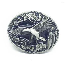 Belts Western Cowboy Zinc Alloy Goshawk Belt Buckle Men And Women Gift Items