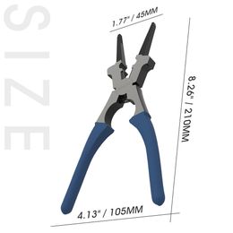 Other Hand Tools MIG Gas Welding Protection Pliers 8" Length Multifunctional Carbon Steel For Blessingcuttingcrimping 230106