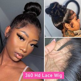 Nxy Lace Wigs 13x6 Hd Frontal Body Wave Front 30 Inch 360 Full Human Hair for Women Pre Plucked Brazilian 230106