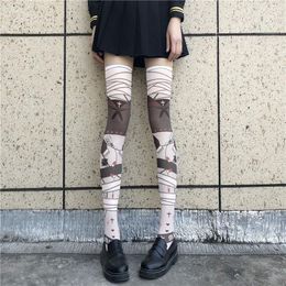 Women Socks Cute Japanese Girls Style Black Long Over Knee Thigh High Stockings Anime Lolita Cosplay Uniforms Costumes