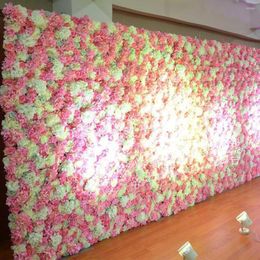 Decorative Flowers DIY Wall Decoration Real Touch 3D Printed Plastic Hydrangea Heads For Wedding Anniversary Ceremony Events Holiday Party