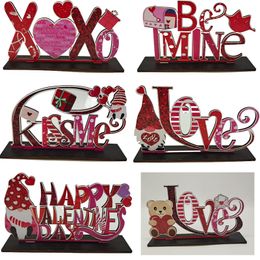 Valentine's Table Decoration Wooden Ornaments Wood DIY Party Wedding Decoration