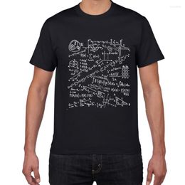 Men's T Shirts Math Formulas Science Tshirt Men Cotton Creative Funny T-Shirt Cool Summer Novelty Tee Shirt Homme GEEK Top Clothes Emodern888