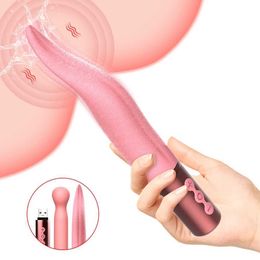 Beauty Items Realistic Tongue Licking Vibrator for Women Clitoris Stimulator Blowjob Female Orgasm Masturbators Adult Porn sexy Toys
