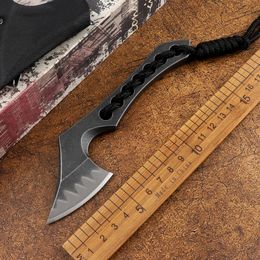 Mini Axe Ttactical Military Survival Gear Knives Army Fixed Blade Self Defence Outdoor Camping Hunting Knife For Men EDC Tool