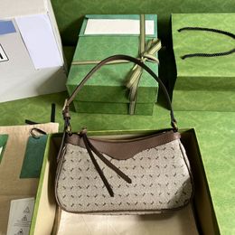 Tassel Zipper Packet Shoulder Bag Women Armpit Handbag Purses Supreme Canvans Clutch Bags Fashion Letters Adjustable Handle Strap New Pouch