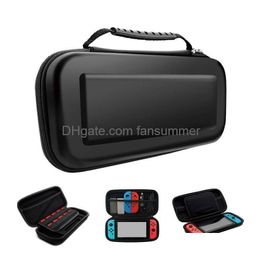 Cases Covers Bags Top Seller Portable Eva Storage Bag Er Cases For Switch Carrying Case Ns Nx Console Protective Hard Shell Contr Dhqxa