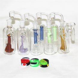 Wholesale Glass Ash Catcher With Bowl Reclaimer 14mm Ash Catchers For Water Bong Dab Rig Include Quartz Nails 5ml Silicone Container
