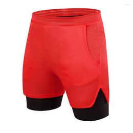 Running Shorts 2023 Sport Men Sportswear Double-deck 2 In 1 Beach Bottoms Summer Gym Fitness Training Jogging Short Pants
