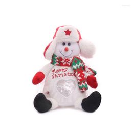 Christmas Decorations Gifts Box Knit Candy Treat Bags Zipper Closure For Holiday Party Supplies Reusable