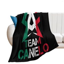 Blankets Canelos Alvarez - Trending TEAM Classic Woollen Blanket Schools Funny Graphic Swimming Pools Comfortable