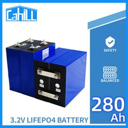 3.2V 280Ah Lifepo4 Battery 4/8/16/32PCS Rechargable Batteries DIY 12V 24V 48V For RV Electric Wheelchair Golf Cart Boat Forklift