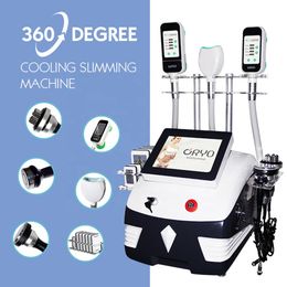 Protable 5 in 1 360° Cryolipolysis Fat Freeze Slimming machine Cryo Cryotherapy weight loss 40K ultrasonic cavitation body shaping cool sculpt beauty equipment