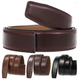 Belts Durable Casual Replacement Without Buckle Genuine Leather Belt 3.5cm Waistband Classic Non-porous Girdle