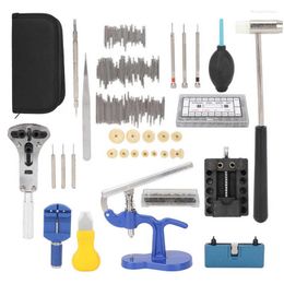 Watch Repair Kits Complete Repairing Kit Case Opener Remover Battery Replacement Tool With Carrying Watchmaker Parts