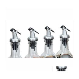 Other Kitchen Dining Bar Oil Bottle Stopper Abs Lock Plug Seal Leakproof Food Grade Plastic Nozzle Sprayer Sauce Dispenser Wine P Dhxqi