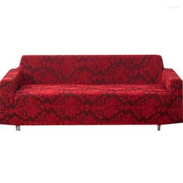 Chair Covers Thickened Jacquard Elastic Sofa Cover All-Inclusive Universal European-Style Festive Red Classical Stretch