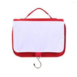 Cosmetic Bags Personalised Custom Travel Hook Wash Bag Sublimation Blanks Hanging Toiletry With