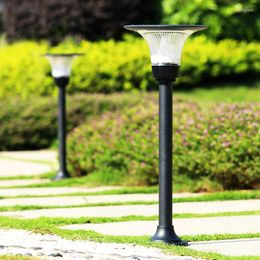 Solar Lamp Outdoor Ground Plug Super Bright Waterproof Garden Household Villa Landscape Lawn