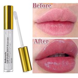 Lip Gloss Plumping Transparent Oil Moisturising Reduce Fine Lines Nourishing Lips Waterproof Long-lasting Care Cosmetics