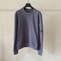 Felpa girocollo con una lente Felpa con cappuccio da uomo Cappotto da uomo all'aperto Moda Casual Felpa pullover in pile leggero 6 colori