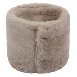 Scarves Unisex Winter Neck Scarf Women Warm Fur Thick Snood Knitted Ring Children Outdoor Solid Cashmere Beanie