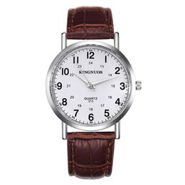 Wristwatches Men Watch Band Railroad Watches And Women Casual Leather Analogue Quartz Ms. Wristwatch Clock Business DateWristwatches