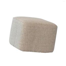 Chair Covers 2 Pieces Linen Cotton Footrest Foot Stool Cover For Room