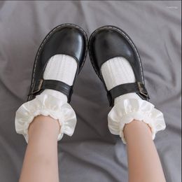 Women Socks 2023 Woman Ruffle Lolita Short Cosplay Costumes Accessories Nylon Lace Anime Cartoon Sweet Girls Hosiery