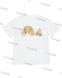 Luxury designer top brand T-shirt broken head bear children short sleeve summer loose half sleeve fashion childrens wear kids tops boy tees girl clothing baby polo kid