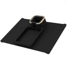 Hooks Couch Tray With Cup Holder Anti-Spill And Anti-Slip Recliner Table Silicone Large Capacity Sofa Armrest For