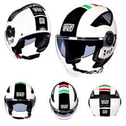 Motorcycle Helmets 1 Pcs Bye Helmet Open Moto With Inner Sun Visor Safety Lens Racing Face L 57-62cm