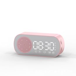 Multi-Function Bluetooth USB LED Display Mirror Digital Alarm Clock Speaker