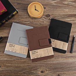 Guangbo A5 Leather Notebook Retro Creativity Buckle For Student Hand-Made Diary Journal Paper 96 Pages