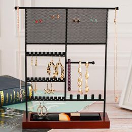 Jewellery Pouches Multi Functional Storage Stand Ring Display Rack Earring Shelf Necklace Holder Store