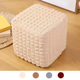 Chair Covers 10"-13" Ottoman Cover Storage Slipcover For Bedroom