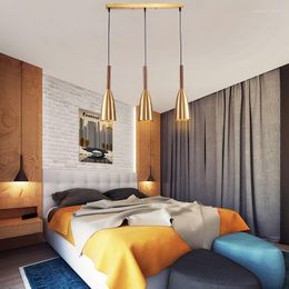 Pendant Lamps Gold Europe Nordic Hang Ceiling Light Chandelier Lamp Modern Dining Room Home Lighting For Living Bedroom