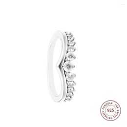 Cluster Rings 2023 925 Sterling Silver Timeless Wish Floating Pave For Women Wedding Engagement Finger Ring Jewellery Bague Wholesale