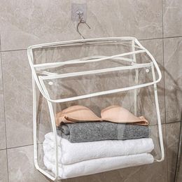 Storage Boxes 1Pc Waterproof TPU Hanging Organisers Toiletries Holder Bath Wash Makeup Bags Bathroom Clothes Organiser Shower Bag